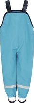 Playshoes - Softshell broek met bretels voor kinderen - Aquablauw - maat 104cm