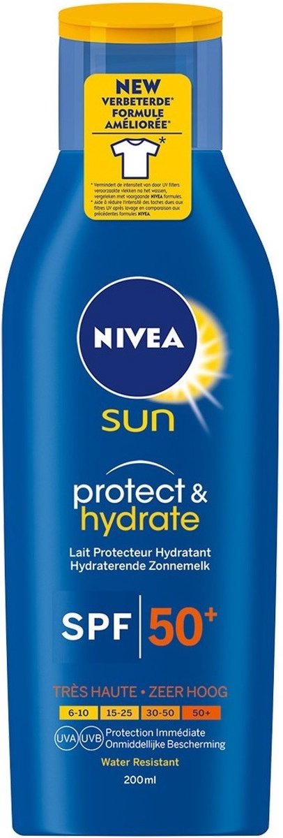 Nivea - UV-zonnemelk - Sun Protect & hydrate SPF50 - maat 200ml