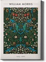 Walljar - William Morris - Tulip II - Muurdecoratie - Canvas schilderij