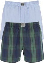 Björn Borg boxershorts Core original loose (2-pack) - heren boxers wijd - gestreept en geruit -  Maat: XL