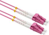VALUE F.O. Kabel 50/125µm OM4, LC/LC, low-Loss connector , violet, 10 m