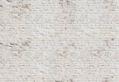 Fotobehang - Vlies Behang - Witte Bakstenen Muur - 416 x 290 cm