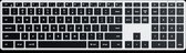Satechi Slim X3 Bluetooth Keyboard - draadloos - verlichte toetsen - ultra dun - zilver