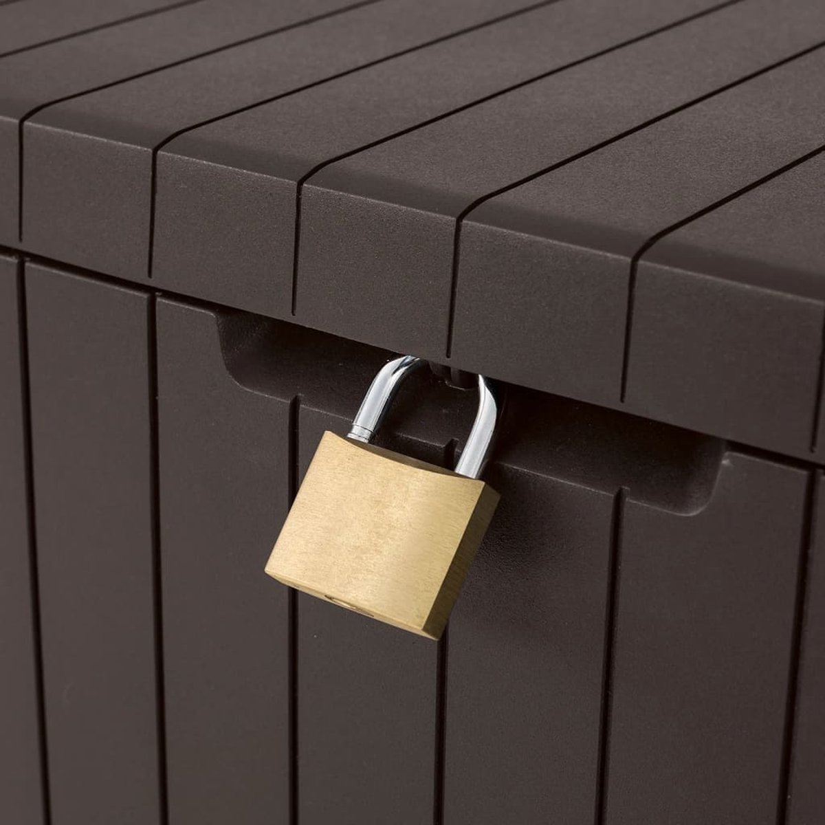 Keter City Opbergbox - 113L - 57.8x44x54.8 cm - Antraciet