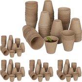 KADAX Turfpotten, Kweekpotten, Afbreekbare Kweekplaten, Biologische Pot Papieren Potten Groeipotten Vezelpotten 18 Vierkant 1450926963