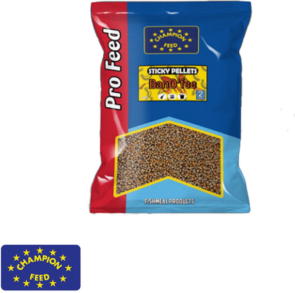 Champion Feed Pro Feed Sticky Pellets 650gr 2mm - Smaak : Monster Crab