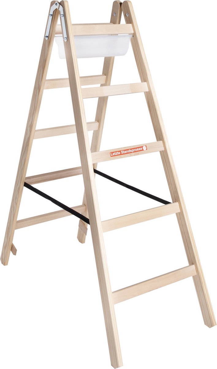 Huishoudtrap Dubbel Oploopbaar - 2x8 treden (237cm)