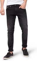 TOM TAILOR Culver Skinny Jeans - Heren - Used Dark Stone Black Denim - W36 X L34