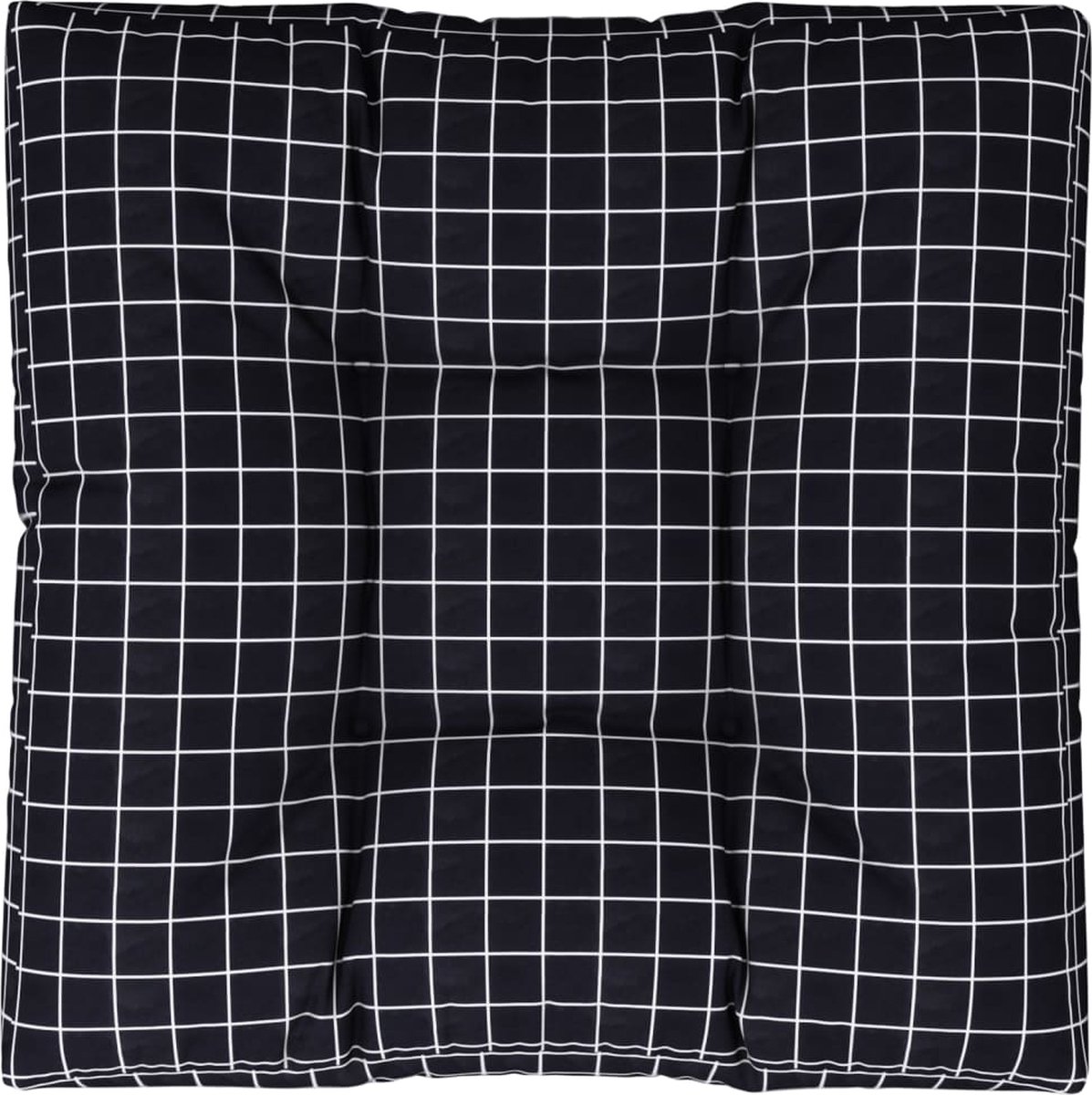 Coussin De Palette Multicolore 70x70x12 Cm - Tissu Imperméable Oiseaux Fleurs Pour Extérieur Intérieur