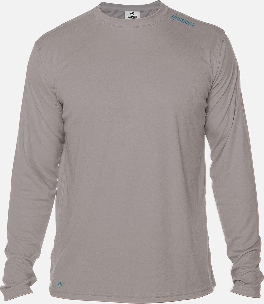 SKINSHIELD UV Shirt met lange mouwen voor heren FACTOR 50+ Zonbescherming UV werend Grijs