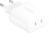 Cygnett Powerplus Dual Chargeur USB-C 35W - Wit