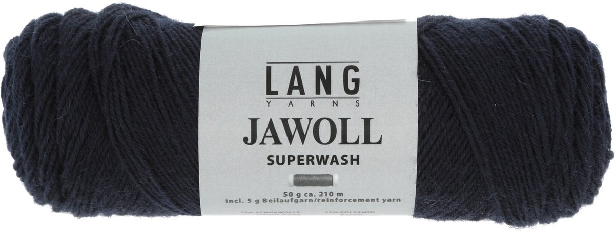 Lang Yarns Jawoll Superwash - 34 nachtblauw - Sokkenwol Garen