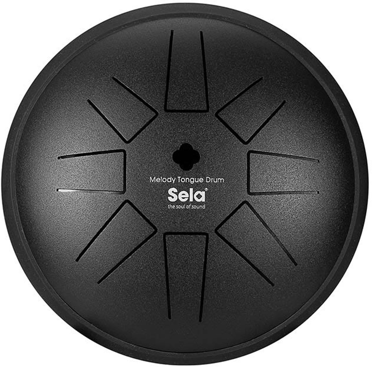 Tongue drum Sela SEL360 6 C major zwart incl. hoes en mallets
