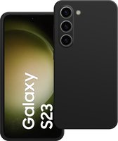 Cazy Soft TPU Hoesje - Geschikt voor Samsung Galaxy S23 - Flexibel - Perfecte Pasvorm - Zwart