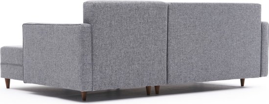 Canapé d'angle : confortable, design, gris clair