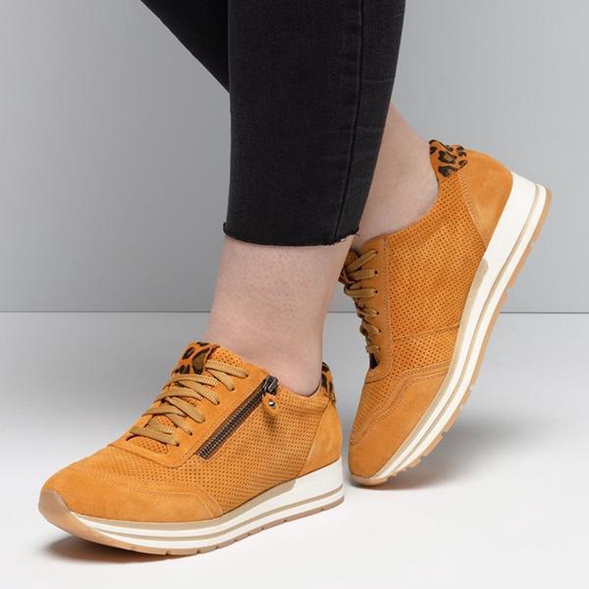 Linea Zeta Sneakers geel - Maat 42 | bol.com