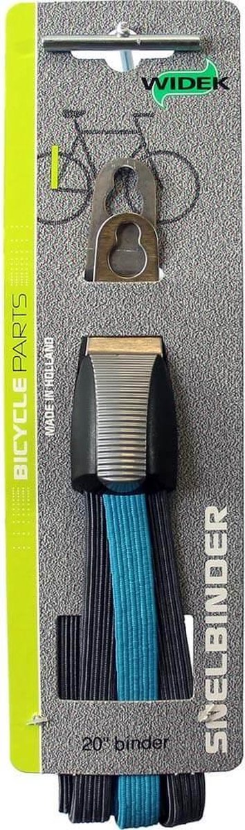 Fiets Snelbinder Widek triobinder 20 grijs/blauw