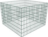 vidaXL - Compostbak - vierkant - 100x100x70 - cm - mesh