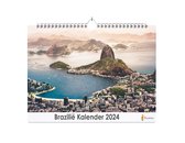 Huurdies - Brazilië Kalender - Jaarkalender 2024 - 35x24 - 300gms