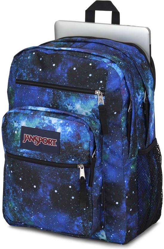 JanSport BIG STUDENT Rugzak, 34 Liter, 15 inch laptopvak - Cyberspace Galaxy