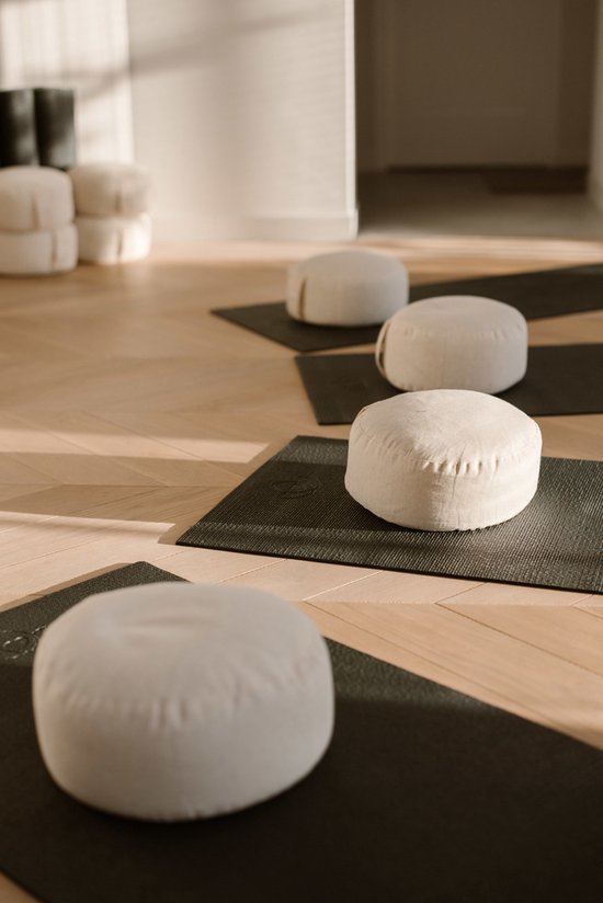 Yogamat sticky extra dik zwart - Lotus - 6 mm - fitnessmat - sportmat - pilates mat van Lotus — afbeelding 2