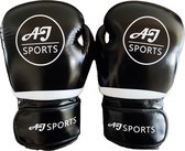 AJ- Sports Gants de boxe 16oz - Gants de boxe - Gants de kickboxing 16oz - Gants de boxe femme et homme - 4 saisons - Zwart