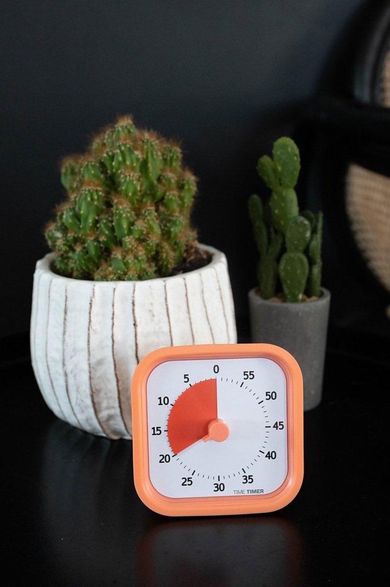 Time Timer® MOD HOME EDITION - kleur Dreamsicle Orange - 60 Minuten visuele timer - V2.0 — afbeelding 8