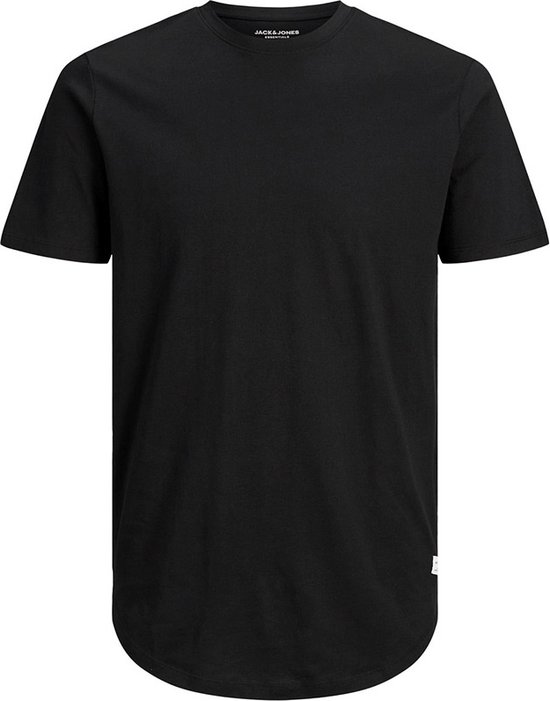 Jack & Jones T-shirt homme grande taille 1-pack - col rond - HR12184933 - Zwart