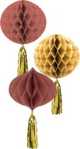 Folat - Honeycombs Golden Dusk - 3 stuks