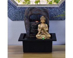 Kamerfontein Zen Dao (25cm) | Binnenfontein | Waterornament | Incl. LED Verlichting | Feng Shui Webwinkel