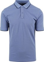 Suitable - Respect Polo Tip Ferry Blauw - Regular-fit - Heren Poloshirt Maat XL