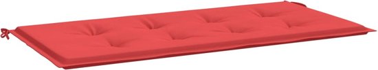 vidaXL - Tuinbankkussen - 100x50x3 - cm - oxford - stof - rood