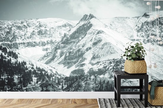 Fotobehang Winter In De Bergen - Vliesbehang - 368 x 254 cm