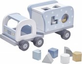 Speelgoed Vrachtwagen met Vormpjes Blauw | Kid's Concept