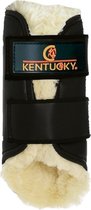 Kentucky Turnout Boots Leather - Kleur: Zwart - Optie: Hind - Maat: Full