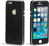 Avanca Telefoon Wrap/Sticker - Telefoonbescherming - Carbon Film - iPhone 5/5S - Zwart