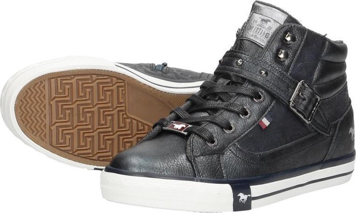 Mustang dames sneakers Blauw | bol.com