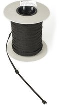 Klittenband kabelbinder 25mm x 300mm zwart, 500 stuks
