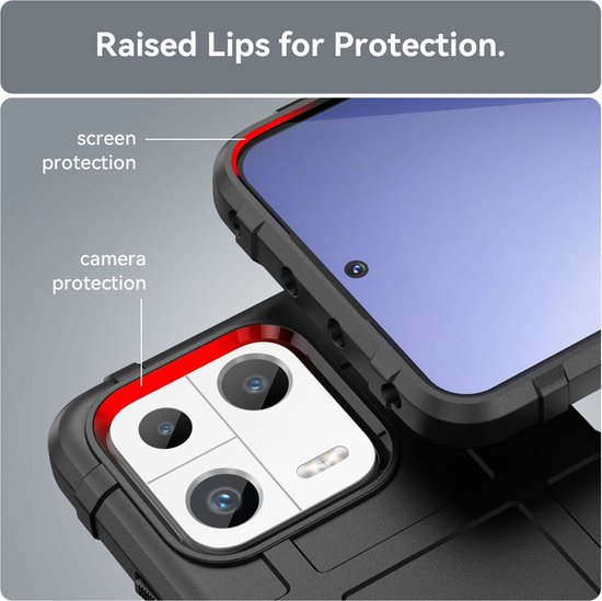 Coque Xiaomi 13 - Coque en Gel TPU Robuste Bouclier - Vert - Coque de Téléphone Portable - Coque de Téléphone Convient pour : Xiaomi 13