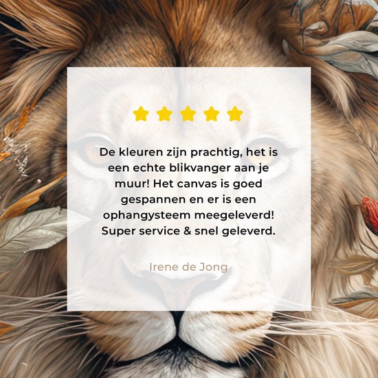 Tableau sur toile - Portrait de lion 120x80 - Accessoires de décoration de chambre - Peintures lions salon - Décoration murale Animaux chambre - Décoration murale cuisine botanique - Toile murale intérieur - Décoration maison - Accessoires de maison