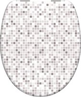 EISL MOSAIK Duroplast WC-Bril met soft-close, grijs