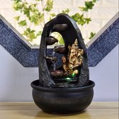 Fontaine de Chambre Bouddha Mystic (40cm) | Fontaine d'intérieur | Ornement d'eau | incl. Siècle des Lumières LED | Boutique en ligne Feng shui