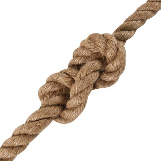 vidaXL Corde 25 m de long 20 mm d'épaisseur Jute