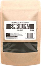 De Biologische Kruidenier - Spirulina - Poeder - Groen - 100 gr - Biologisch - In handige hersluitbare verpakking
