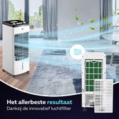 4 In 1 Mobiele Airco - Airconditioning - Airco’s - Inclusief Wieltjes - Werkveld tot 60m² - Wit