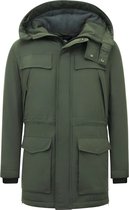 Winterjassen Heren Parka - 891 - Groen