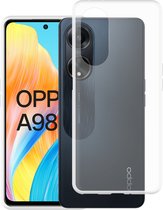 Cazy Soft TPU Hoesje geschikt voor Oppo A98 5G - Transparant