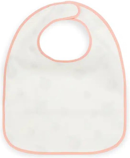 Jollein - Slab Waterproof (Peach) - Polyester - Polyurethaan - Slabbetjes Baby - 2 Stuks - 40 cm van Jollein — afbeelding 5