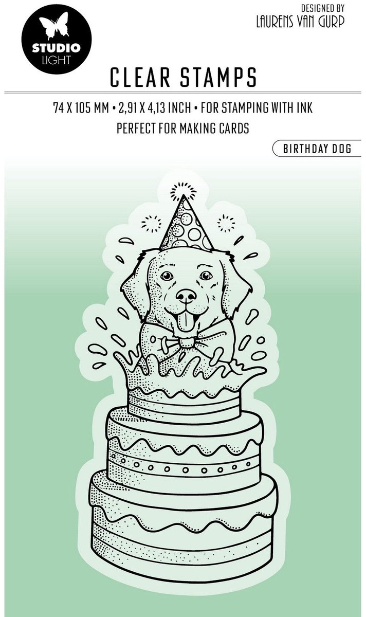 Studio Light Essentials Clear Stamp Birthday Dog