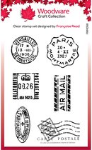 Woodware Clear Singles Stamp Mini Postmarks